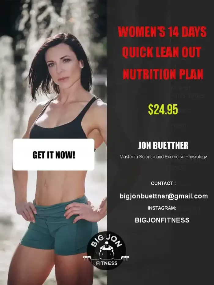 Women's 14 Day Quick Lean Out Nutrition Plan